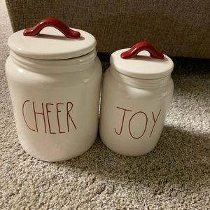 Christmas canisters